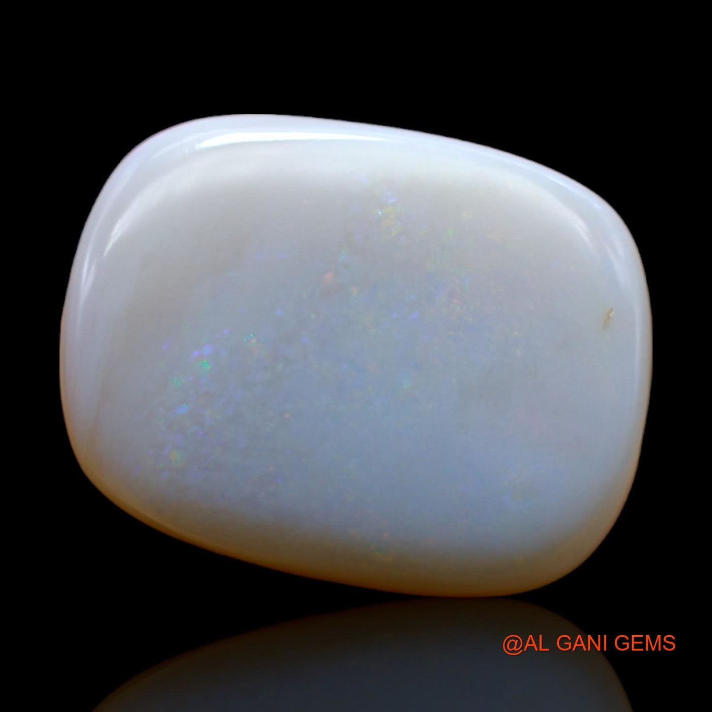 Natural Fire Opal Gemstone 13.20 Cts Loose Oval Cabochon From Australia 21x15x5 mm AB-260
