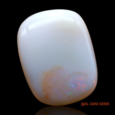 Natural Fire Opal Gemstone 13.20 Cts Loose Oval Cabochon From Australia 21x15x5 mm AB-260