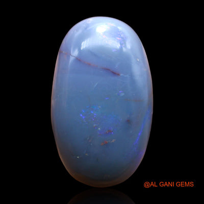 Natural Fire Opal Gemstone 15.00 Cts Loose Oval Cabochon From Australia 23x14x7 mm AB-261