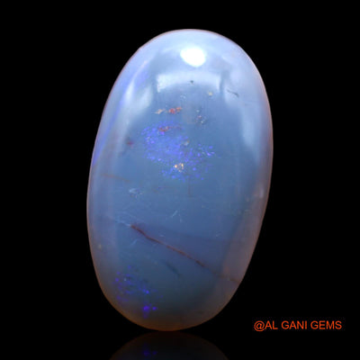 Natural Fire Opal Gemstone 15.00 Cts Loose Oval Cabochon From Australia 23x14x7 mm AB-261