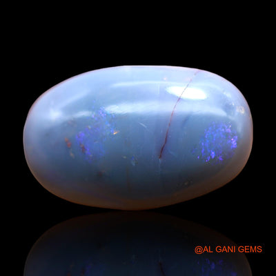 Natural Fire Opal Gemstone 15.00 Cts Loose Oval Cabochon From Australia 23x14x7 mm AB-261