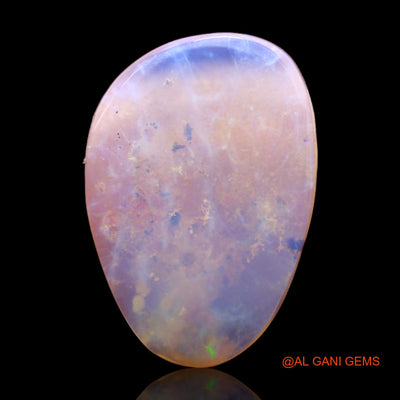 6.50 Cts Natural Australian Fire Opal Fancy Cabochon Loose Gemstone For Jewelry 22x15x2 mm AB-262