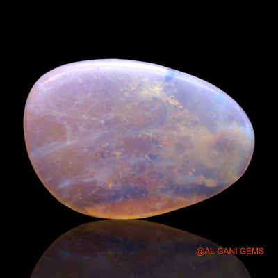 6.50 Cts Natural Australian Fire Opal Fancy Cabochon Loose Gemstone For Jewelry 22x15x2 mm AB-262