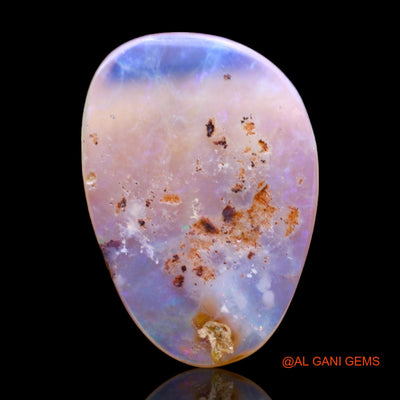 6.50 Cts Natural Australian Fire Opal Fancy Cabochon Loose Gemstone For Jewelry 22x15x2 mm AB-262
