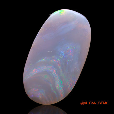 4.70 Cts Unheated Australian Fire Opal Loose Gemstone Oval Cabochon Natural 23x13x2 mm AB-263