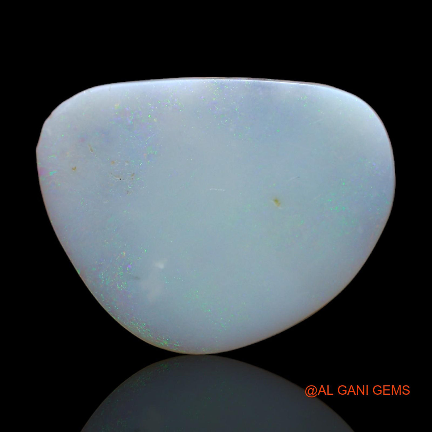 Natural Untreated Fire Opal Loose Gemstone Fancy Cabochon From Australia 6.50 Cts 20x15x3 mm AB-265