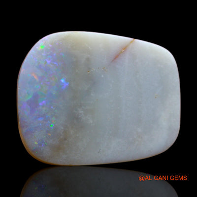 11.30 Cts Natural Australian Fire Opal Loose Gemstone Fancy Cabochon 18x15x5 mm AB-266
