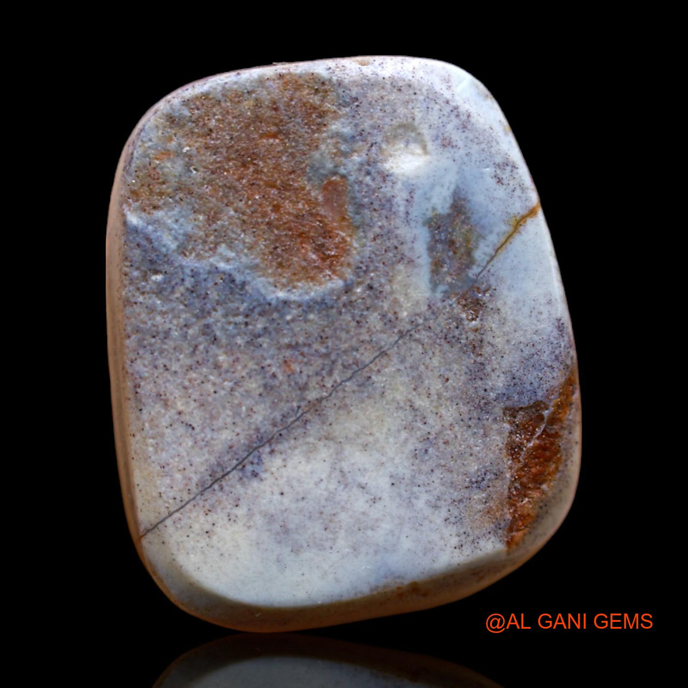11.30 Cts Natural Australian Fire Opal Loose Gemstone Fancy Cabochon 18x15x5 mm AB-266