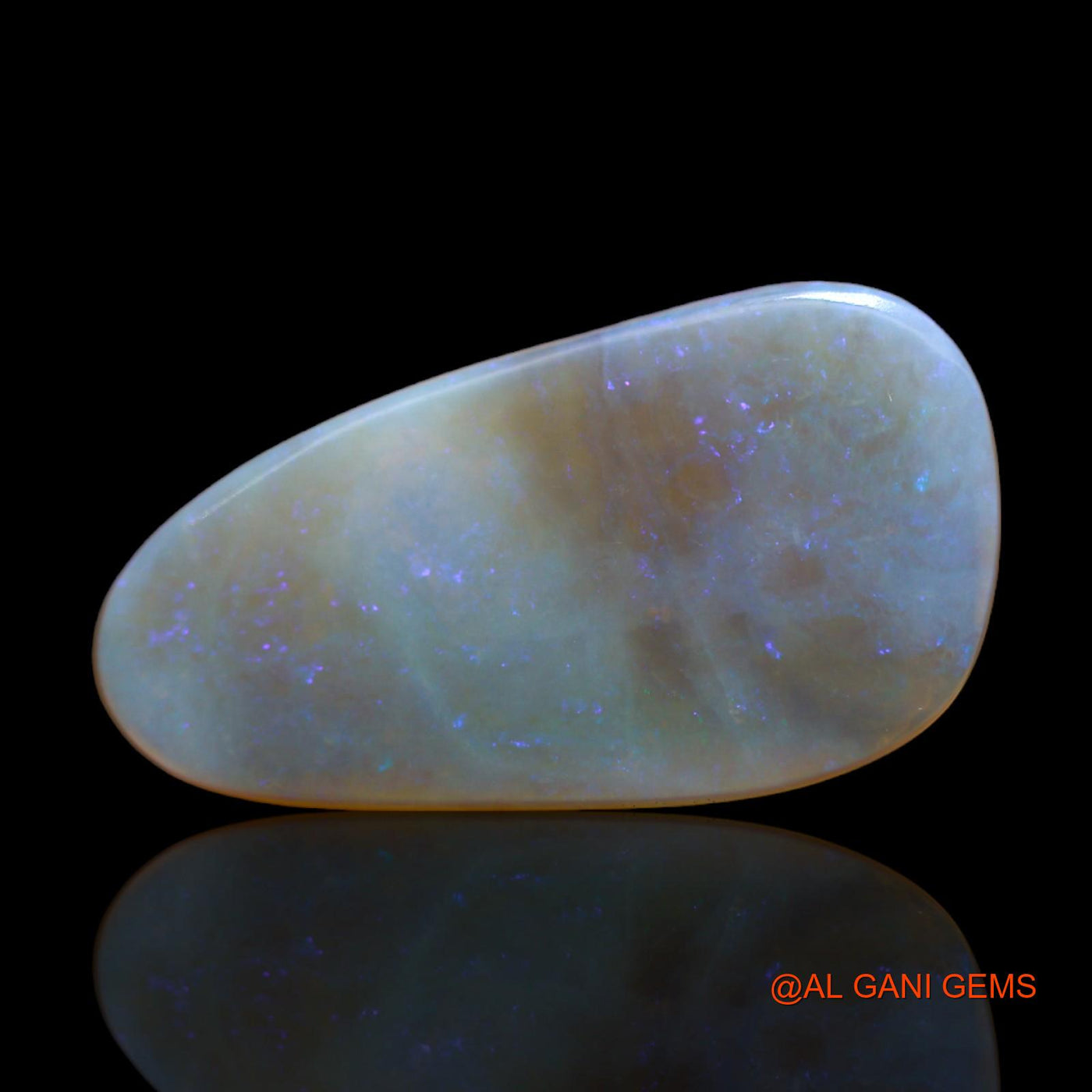 5.50 Cts Natural Australian Fire Opal Loose Gemstone Fancy Cabochon 23x12x2 mm AB-267