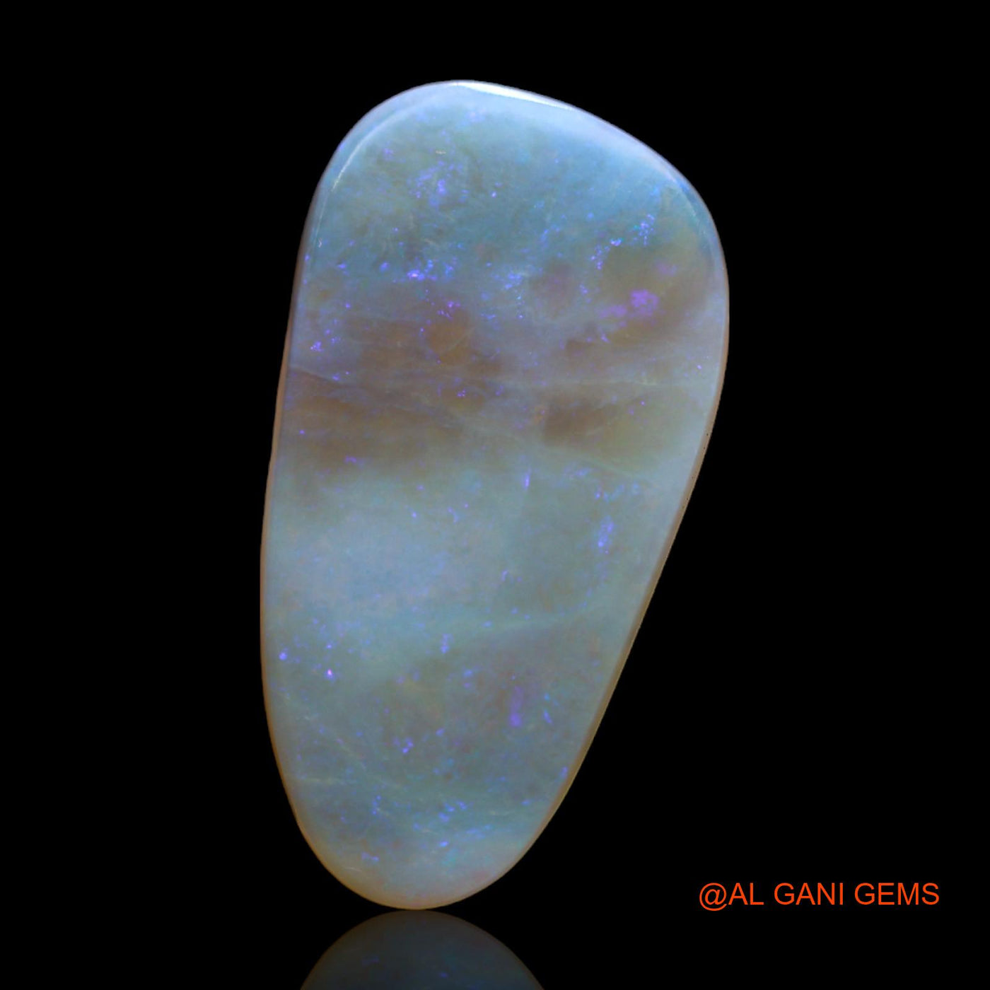 5.50 Cts Natural Australian Fire Opal Loose Gemstone Fancy Cabochon 23x12x2 mm AB-267