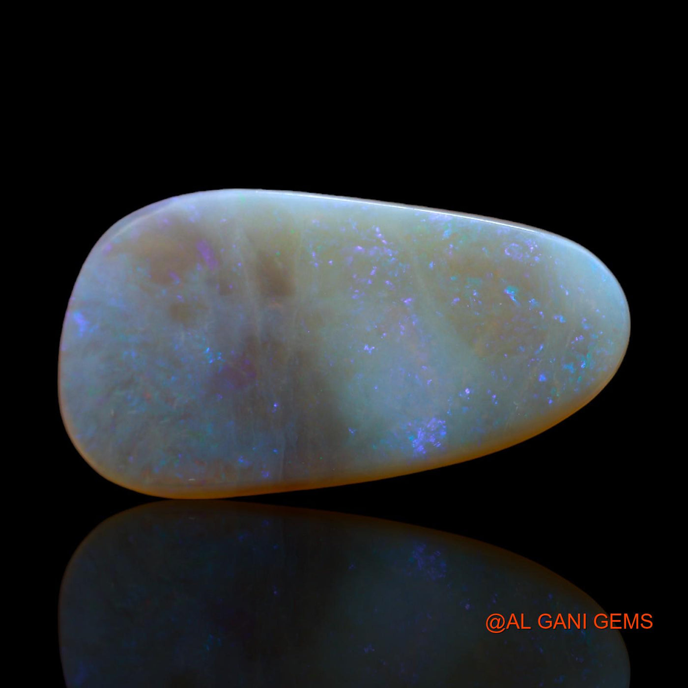 5.50 Cts Natural Australian Fire Opal Loose Gemstone Fancy Cabochon 23x12x2 mm AB-267