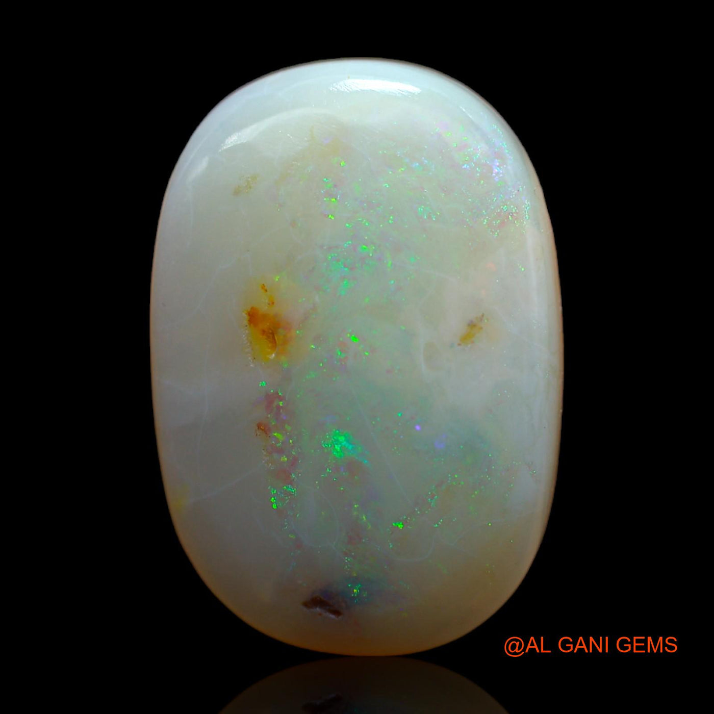 10.00 Cts Natural Australian Fire Opal Oval Cabochon Loose Gemstone For Jewelry 20x13x5 mm AB-268