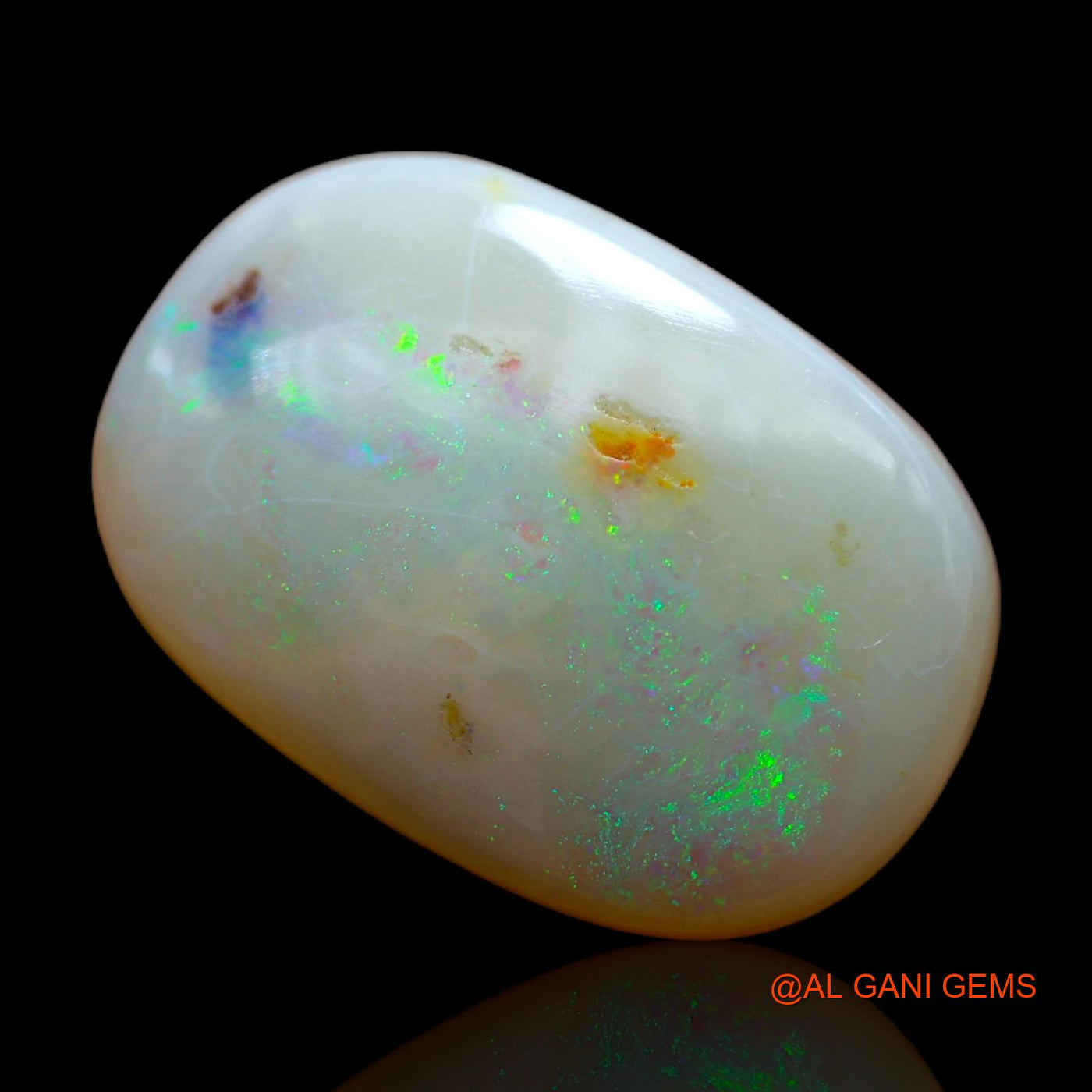 10.00 Cts Natural Australian Fire Opal Oval Cabochon Loose Gemstone For Jewelry 20x13x5 mm AB-268
