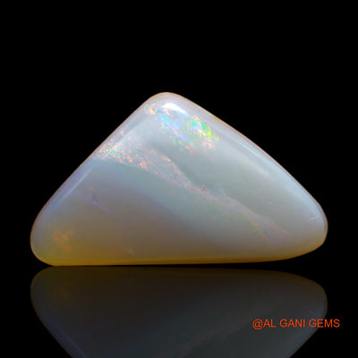 7.80 Cts Natural Australian Fire Opal Trillion Cabochon Loose Gemstone For Jewelry 22x12x5 mm AB-269
