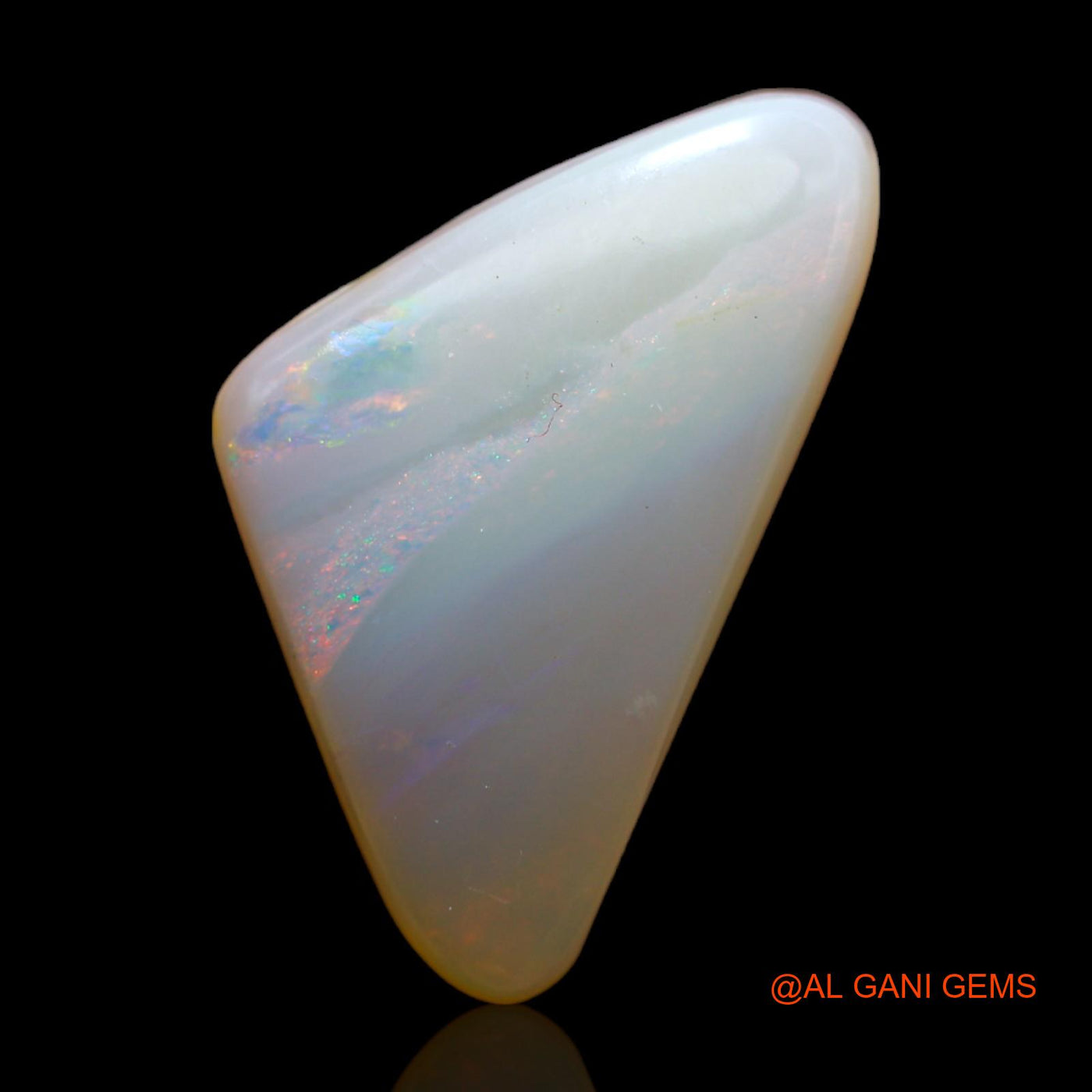 7.80 Cts Natural Australian Fire Opal Trillion Cabochon Loose Gemstone For Jewelry 22x12x5 mm AB-269