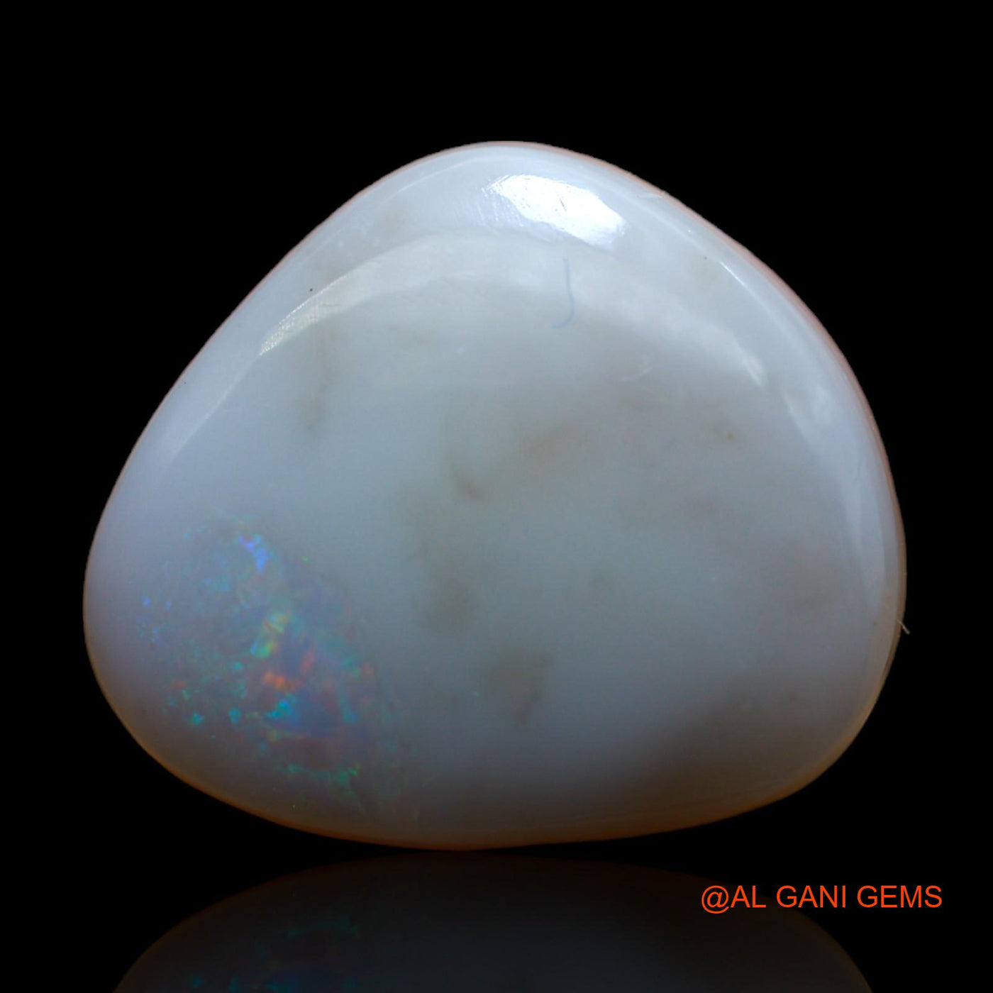 Natural Untreated Fire Opal Loose Gemstone Fancy Cabochon From Australia 9.30 Cts 18x16x5 mm AB-270