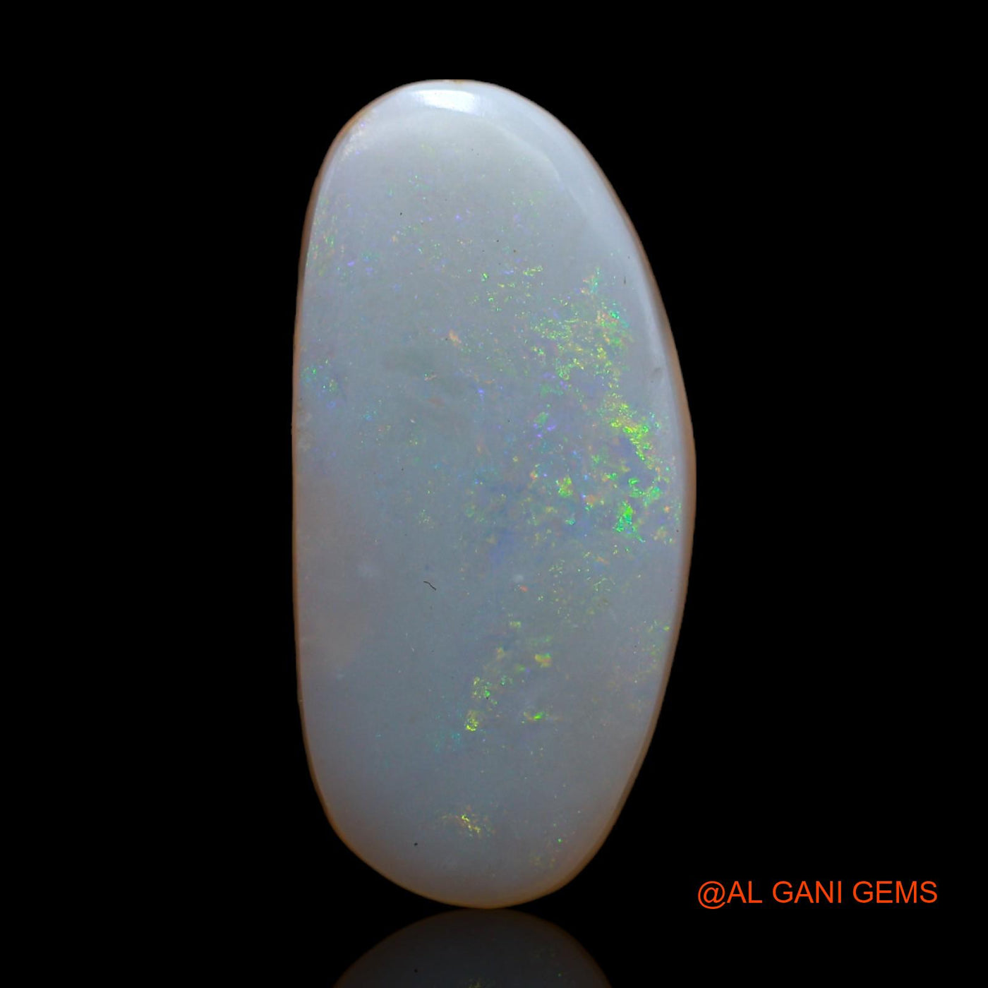 Natural Fire Opal Gemstone 8.00 Cts Loose Fancy Cabochon From Australia 23x11x4 mm AB-271
