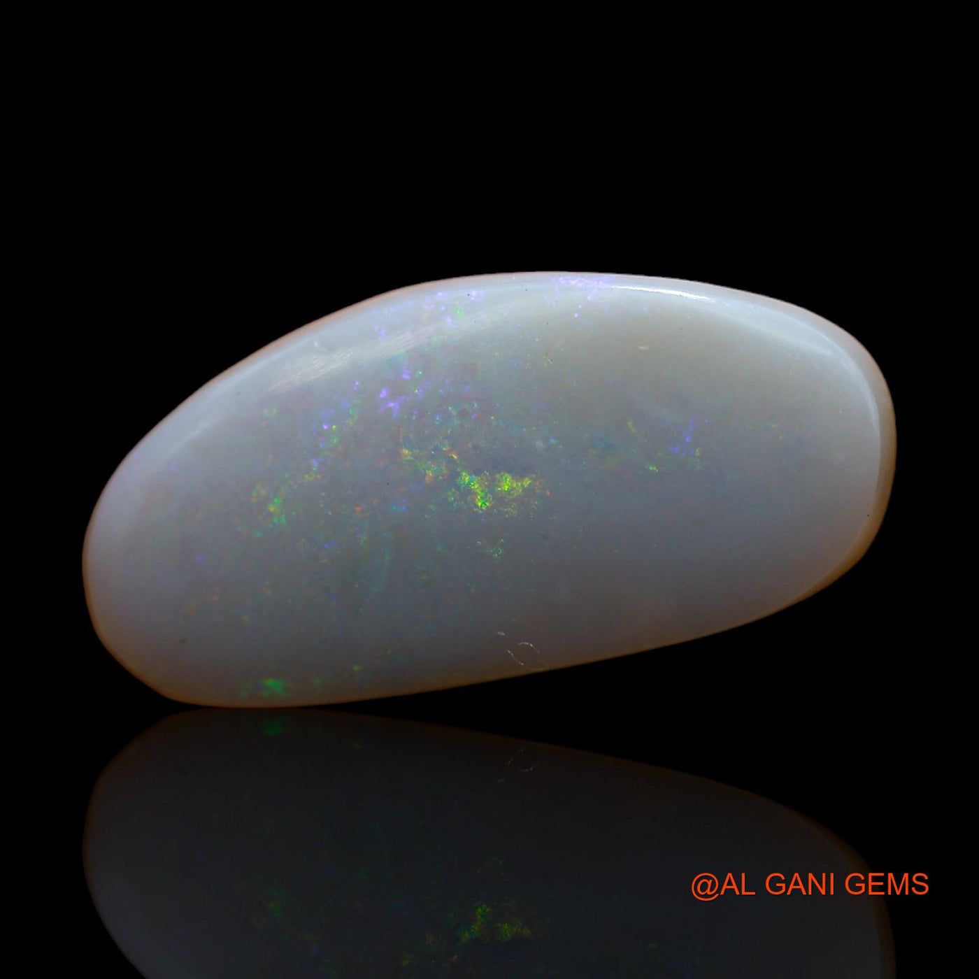 Natural Fire Opal Gemstone 8.00 Cts Loose Fancy Cabochon From Australia 23x11x4 mm AB-271