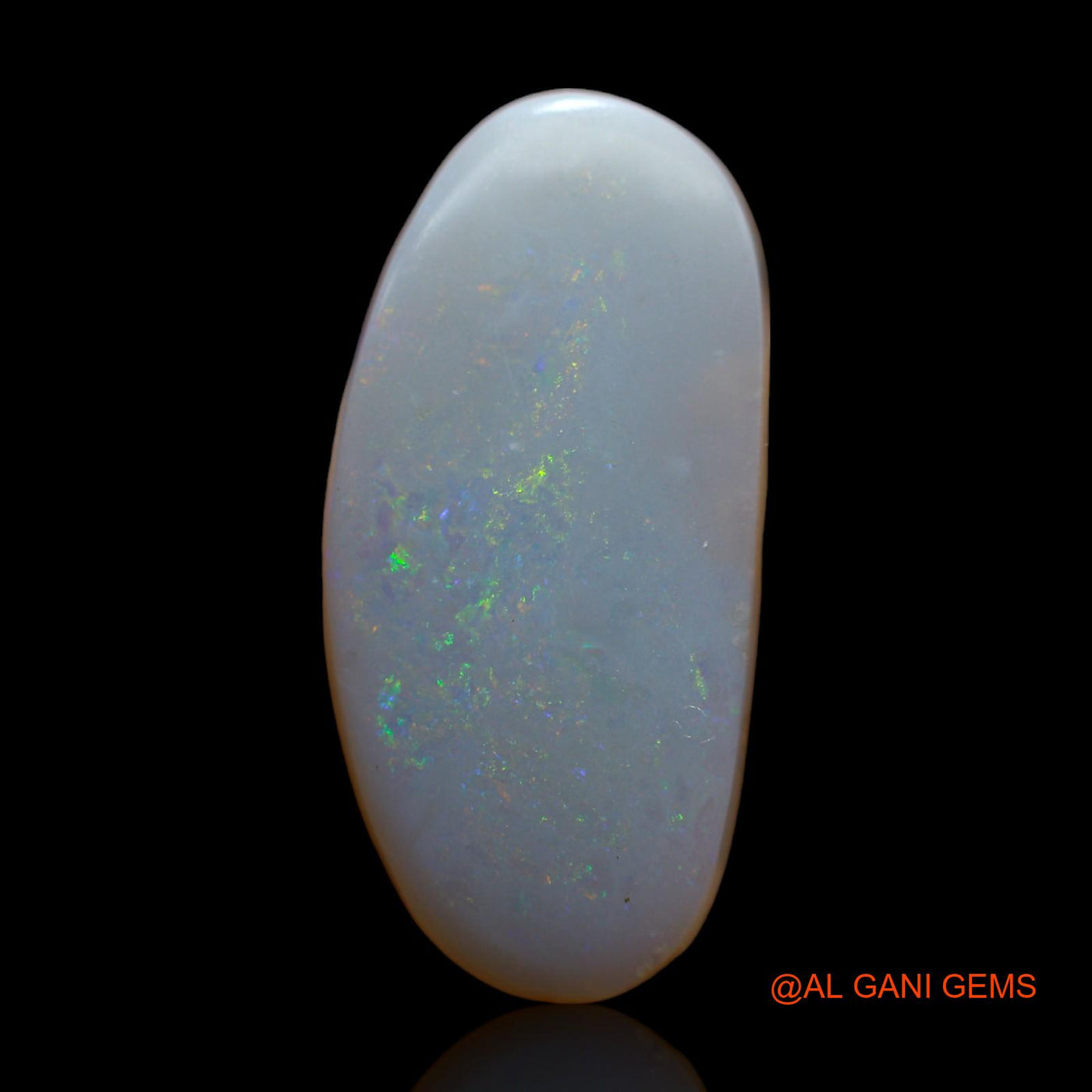Natural Fire Opal Gemstone 8.00 Cts Loose Fancy Cabochon From Australia 23x11x4 mm AB-271
