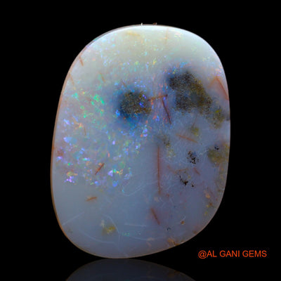 Natural Fire Opal Gemstone 6.00 Cts Loose Fancy Cabochon From Australia 18x14x3 mm AB-272