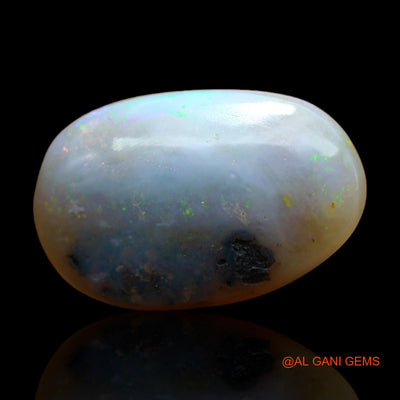 11.50 Cts Natural Australian Fire Opal Loose Gemstone Oval Cabochon 20x13x7 mm AB-275