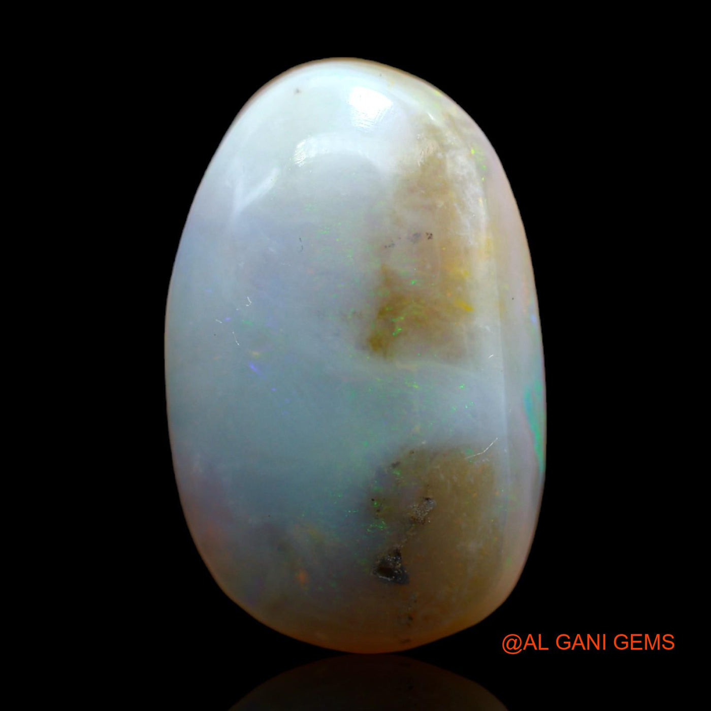 11.50 Cts Natural Australian Fire Opal Loose Gemstone Oval Cabochon 20x13x7 mm AB-275