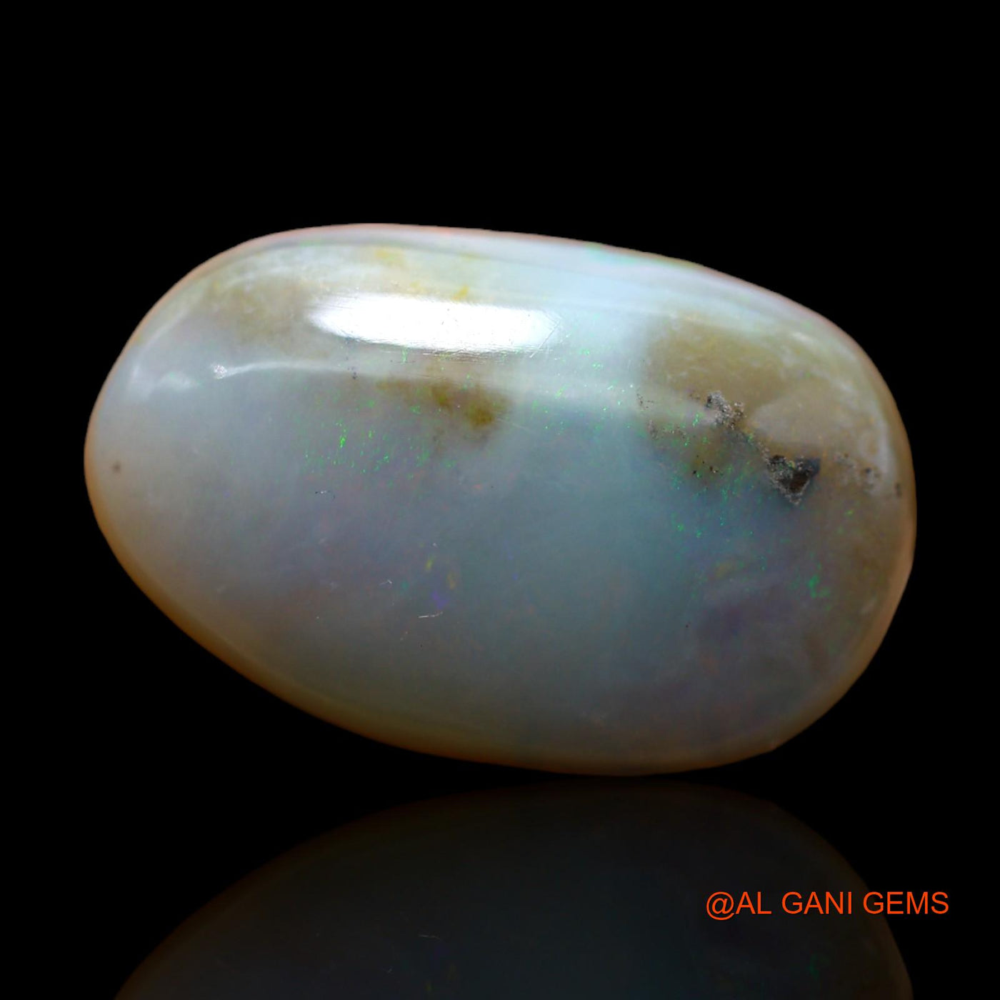 11.50 Cts Natural Australian Fire Opal Loose Gemstone Oval Cabochon 20x13x7 mm AB-275