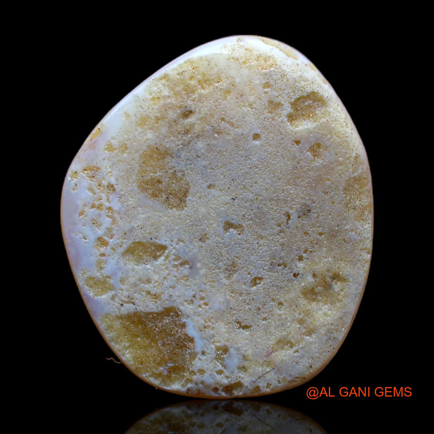 6.00 Cts Unheated Australian Fire Opal Loose Gemstone Fancy Cabochon Natural 19x16x2 mm AB-277