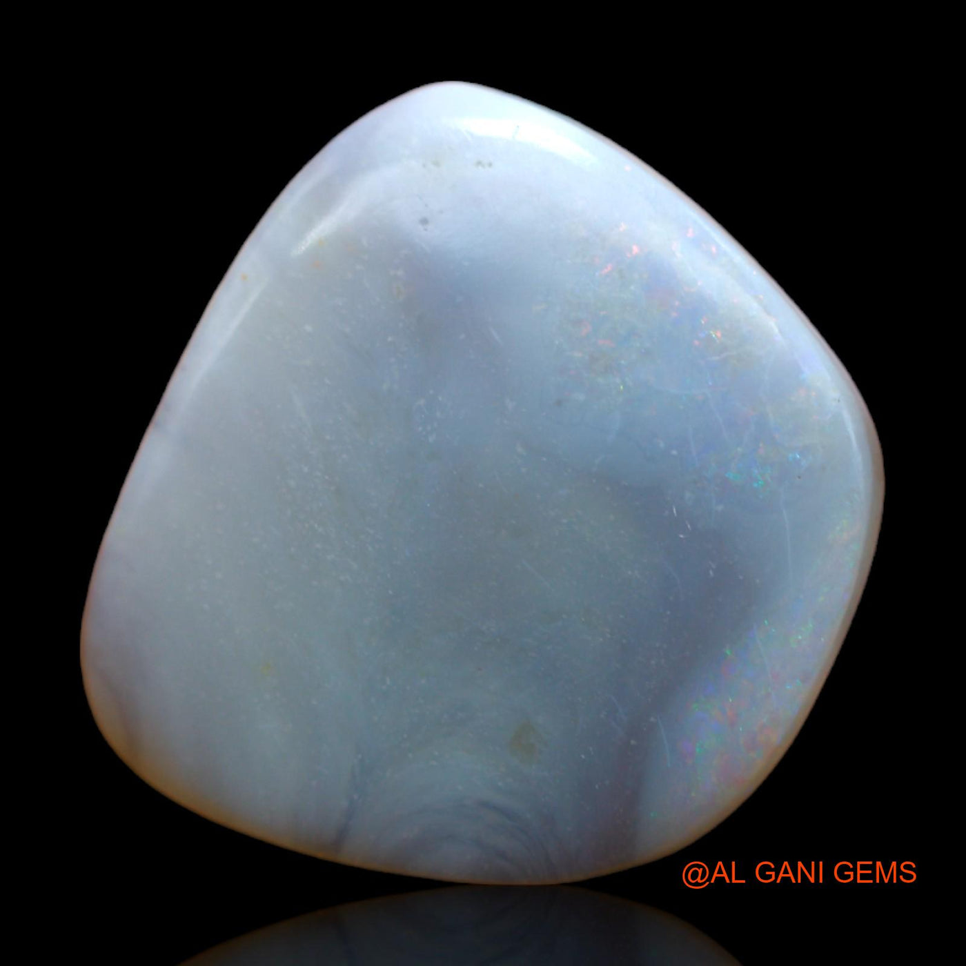 8.60 Cts Natural Australian Fire Opal Loose Gemstone Fancy Cabochon 18x16x4 mm AB-278