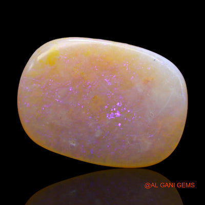 9.00 Cts Natural Australian Fire Opal Oval Cabochon Loose Gemstone For Jewelry 19x14x4 mm AB-279
