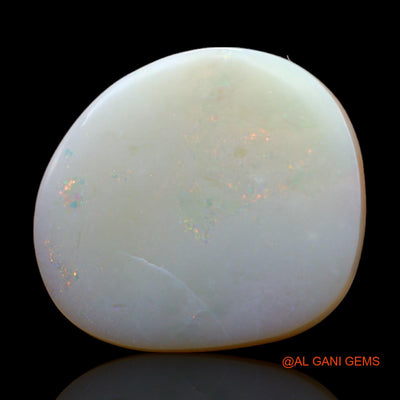 Natural Untreated Fire Opal Loose Gemstone Fancy Cabochon From Australia 9.60 Cts 18x16x4 mm AB-280