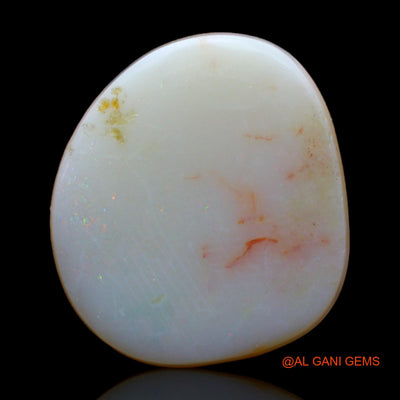 Natural Untreated Fire Opal Loose Gemstone Fancy Cabochon From Australia 9.60 Cts 18x16x4 mm AB-280
