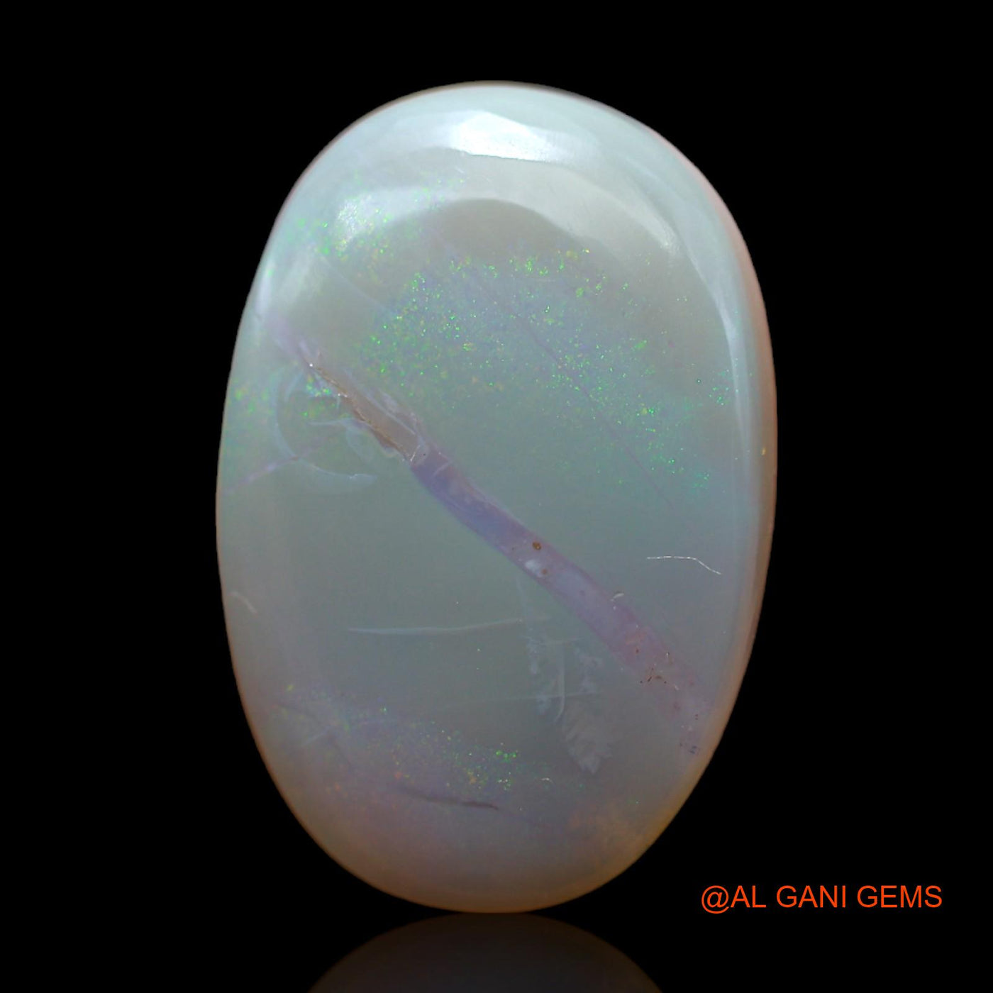 11.00 Cts Natural Australian Fire Opal Loose Gemstone Oval Cabochon 20x13x6 mm AB-281