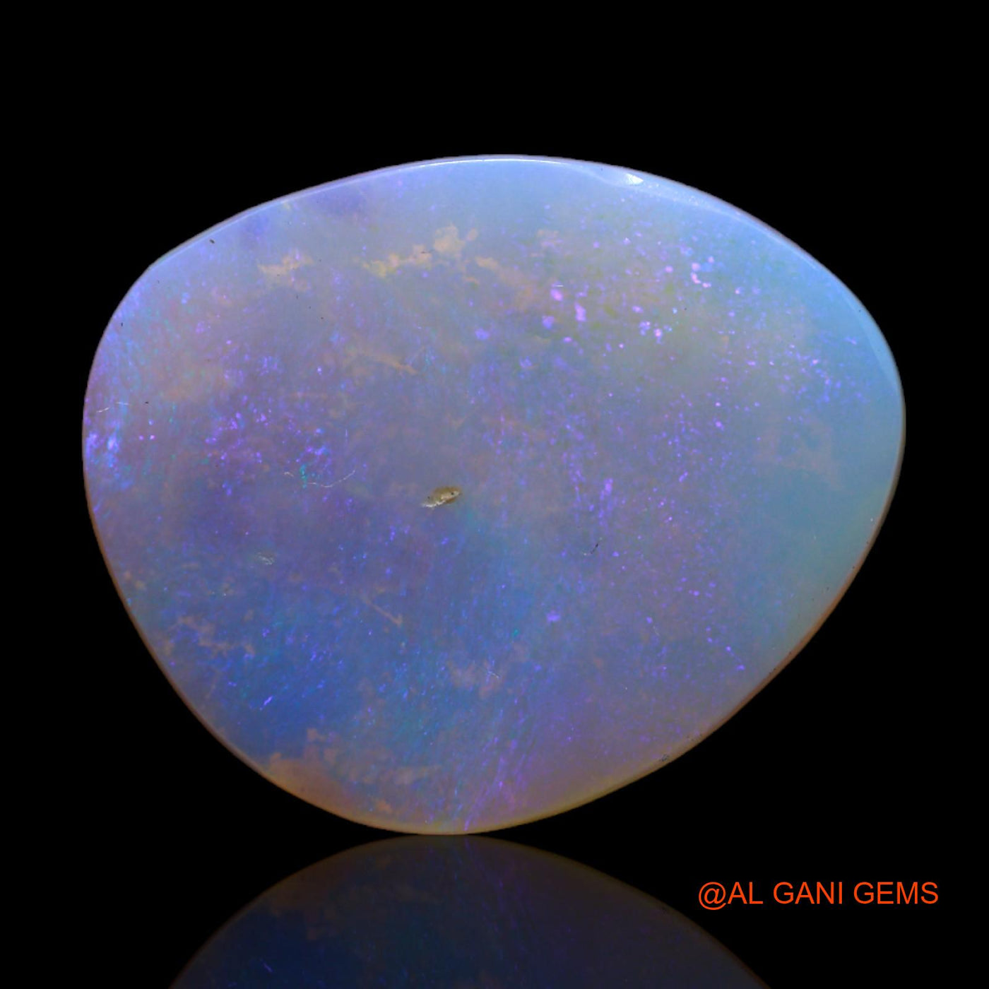 Natural Untreated Fire Opal Loose Gemstone Fancy Cabochon From Australia 4.60 Cts 19x15x2 mm AB-283