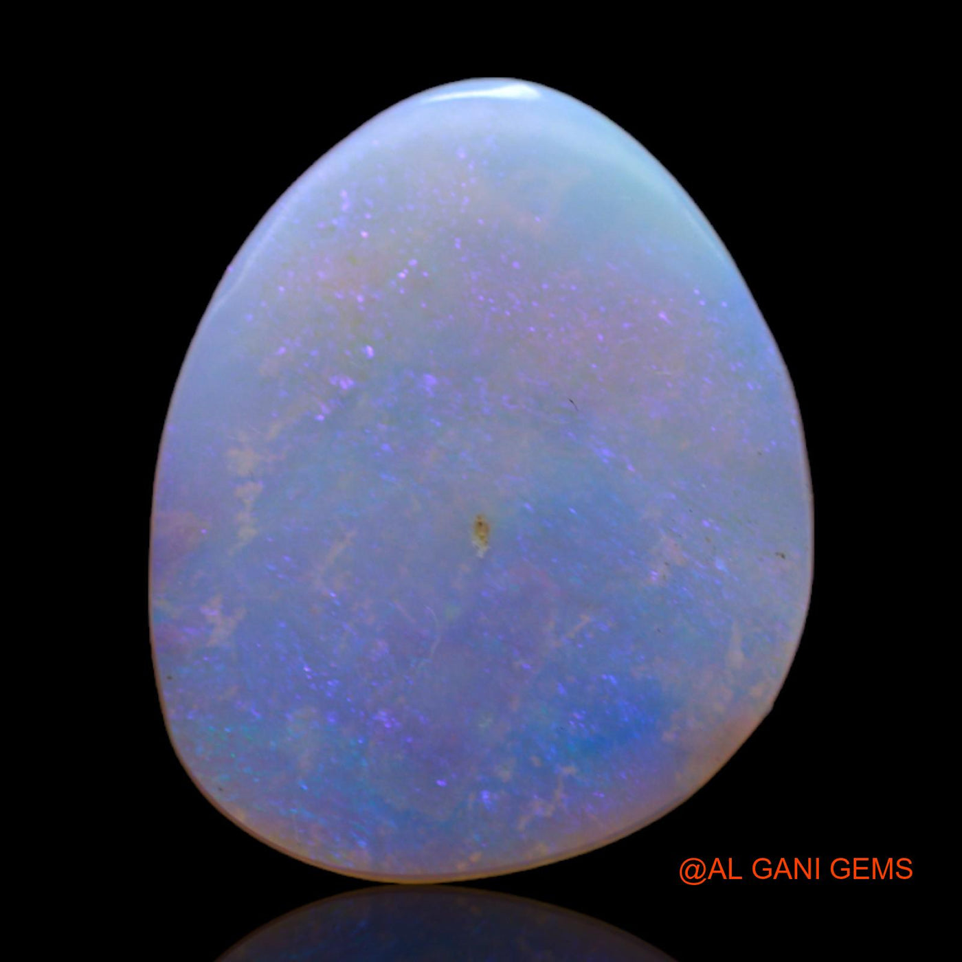 Natural Untreated Fire Opal Loose Gemstone Fancy Cabochon From Australia 4.60 Cts 19x15x2 mm AB-283