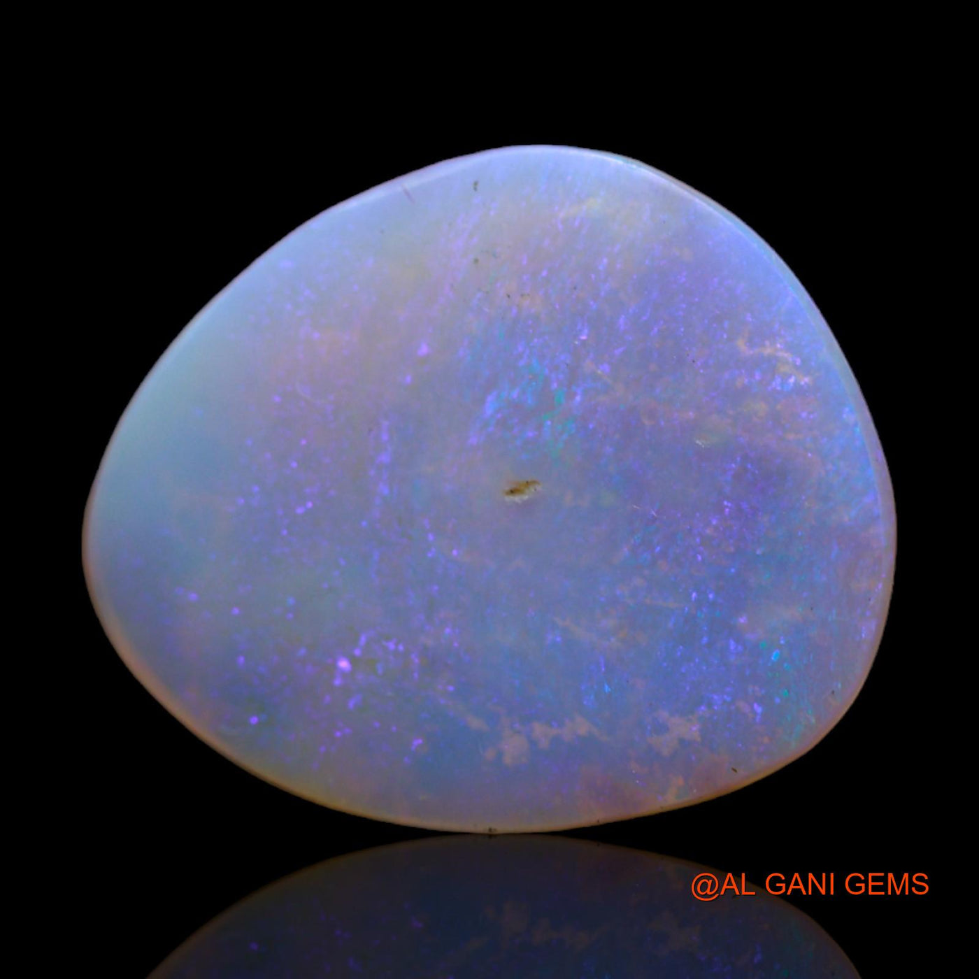 Natural Untreated Fire Opal Loose Gemstone Fancy Cabochon From Australia 4.60 Cts 19x15x2 mm AB-283