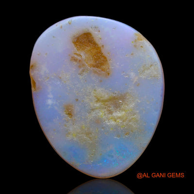 Natural Untreated Fire Opal Loose Gemstone Fancy Cabochon From Australia 4.60 Cts 19x15x2 mm AB-283
