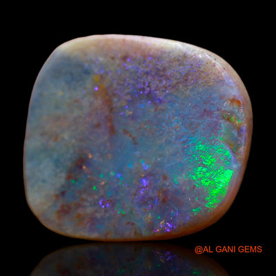 Natural Untreated Fire Opal Loose Gemstone Fancy Cabochon From Australia 9.00 Cts 17x15x4 mm AB-284