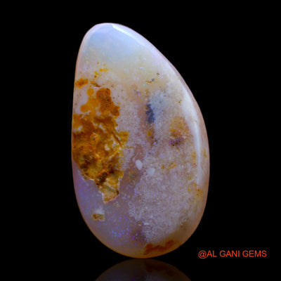 7.00 Cts Natural Australian Fire Opal Fancy Cabochon Loose Gemstone For Jewelry 22x13x4 mm AB-285