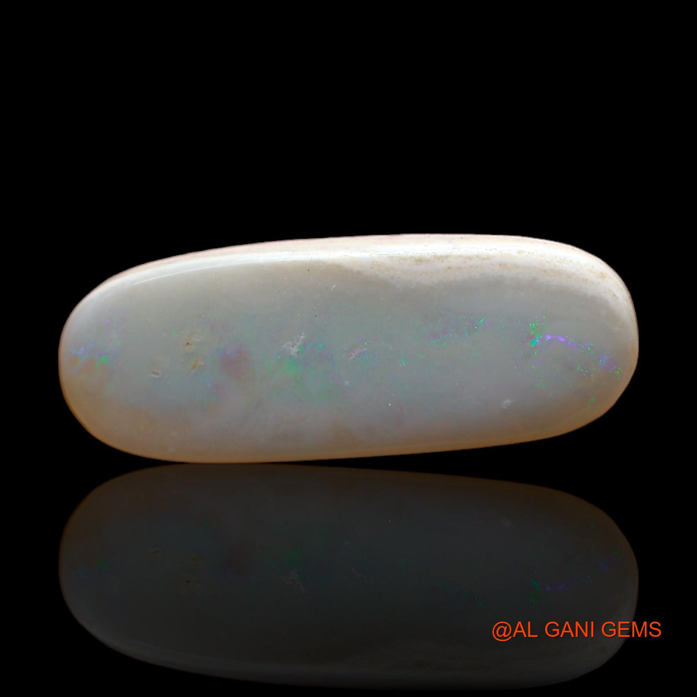 6.60 Cts Natural Australian Fire Opal Loose Gemstone Fancy Cabochon 22x8x4 mm AB-289