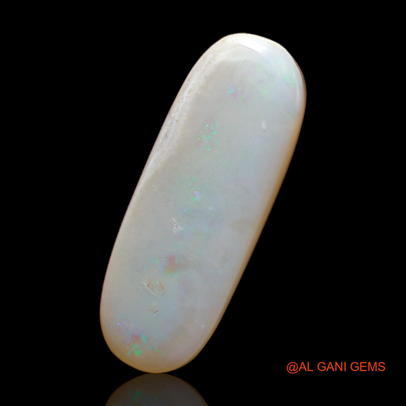 6.60 Cts Natural Australian Fire Opal Loose Gemstone Fancy Cabochon 22x8x4 mm AB-289