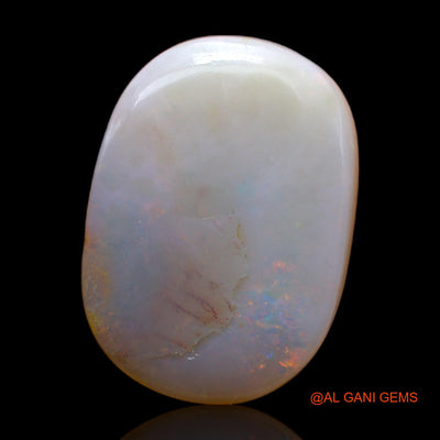 Natural Untreated Fire Opal Loose Gemstone Oval Cabochon From Australia 6.20 Cts 18x13x3 mm AB-290
