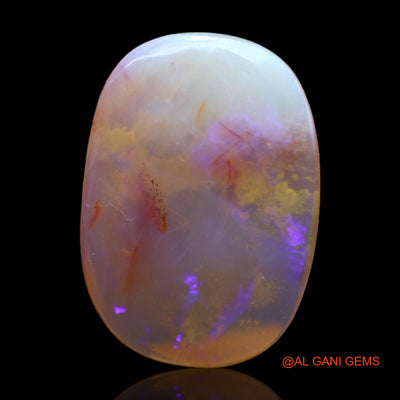 Natural Fire Opal Gemstone 5.50 Cts Loose Oval Cabochon From Australia 18x13x3 mm AB-291