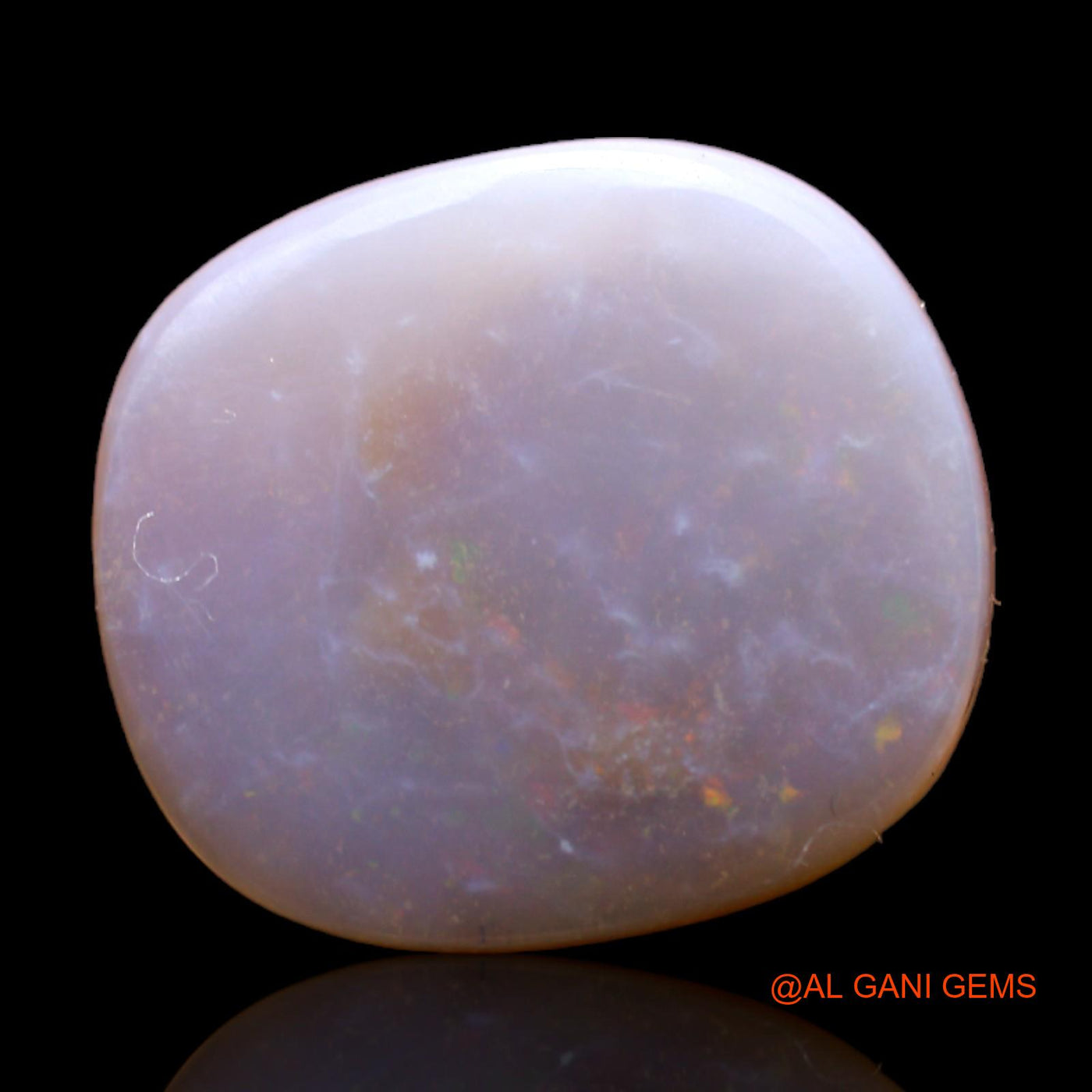11.00 Cts Natural Australian Fire Opal Loose Gemstone Oval Cabochon 17x15x5 mm AB-292