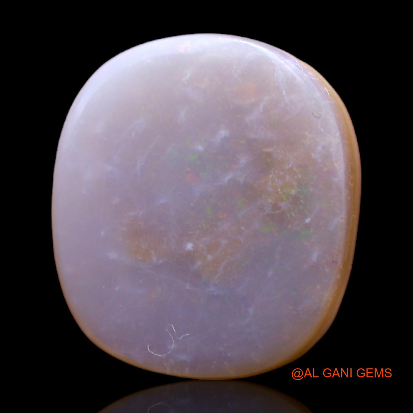 11.00 Cts Natural Australian Fire Opal Loose Gemstone Oval Cabochon 17x15x5 mm AB-292