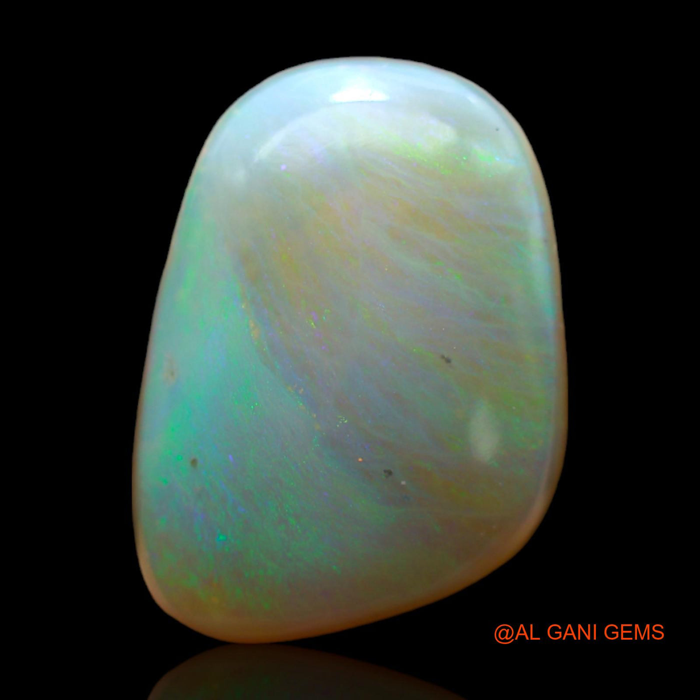 Natural Fire Opal Gemstone 10.70 Cts Loose Fancy Cabochon From Australia 18x13x6 mm AB-293