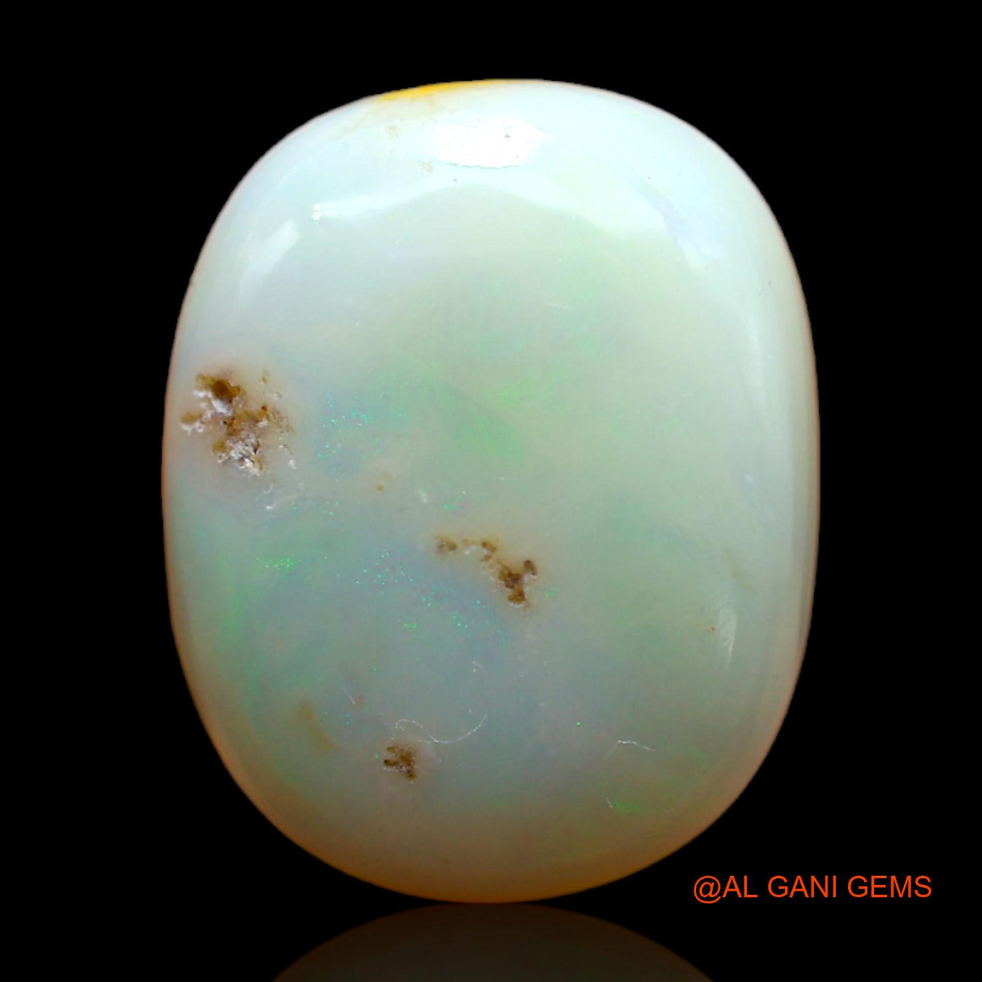 Natural Untreated Fire Opal Loose Gemstone Oval Cabochon From Australia 9.00 Cts 17x14x5 mm AB-294