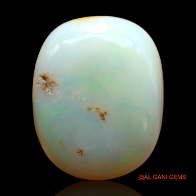 Natural Untreated Fire Opal Loose Gemstone Oval Cabochon From Australia 9.00 Cts 17x14x5 mm AB-294