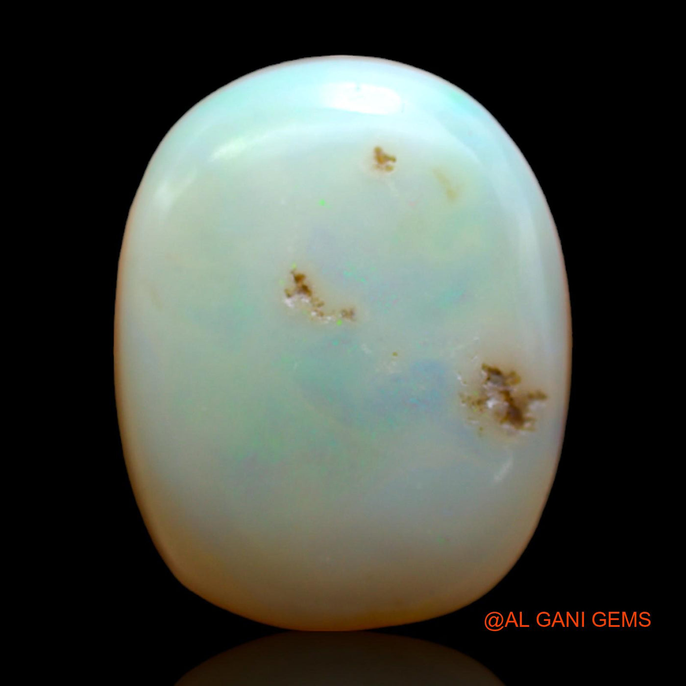 Natural Untreated Fire Opal Loose Gemstone Oval Cabochon From Australia 9.00 Cts 17x14x5 mm AB-294