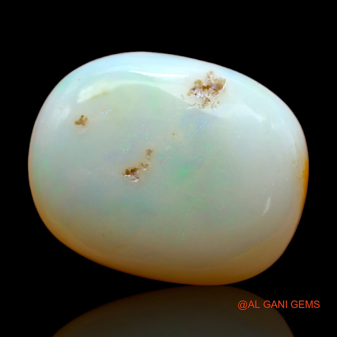 Natural Untreated Fire Opal Loose Gemstone Oval Cabochon From Australia 9.00 Cts 17x14x5 mm AB-294
